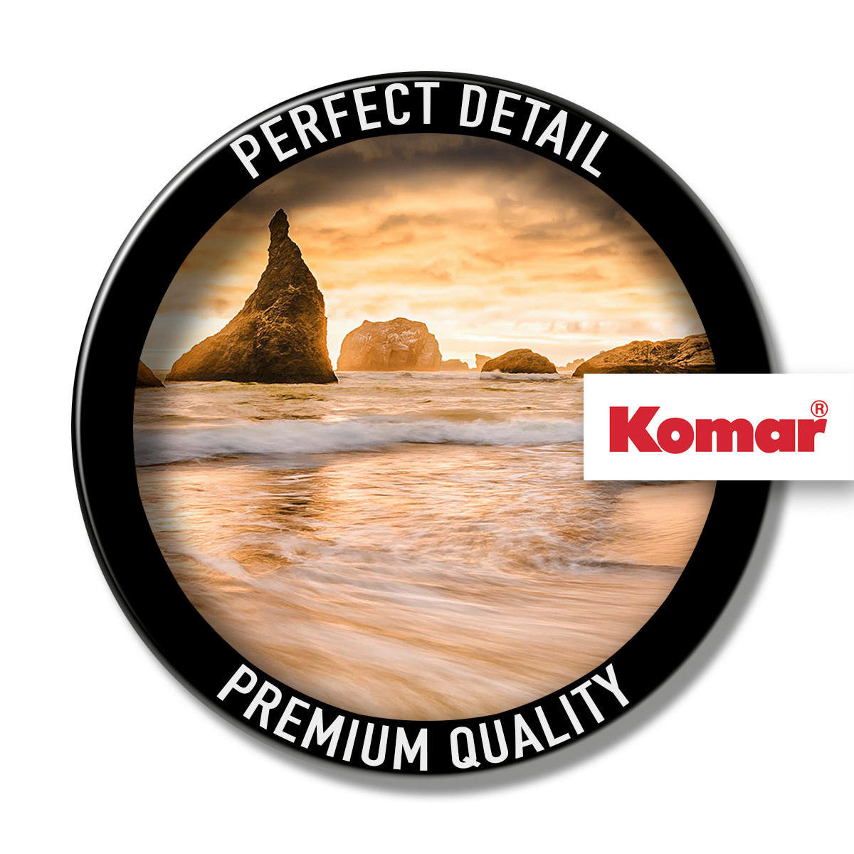 Komar Fototapete Golden Stacks B/L: ca. 400x250 cm Golden Stacks - (400,00/250,00cm) - Komar
