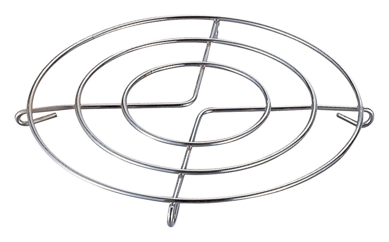 Axentia Topfuntersetzer Chrom Metall B/H/L: ca. 24x2x24 cm Topfuntersetzer - Chrom (24,00/24,00/2,00cm) - Axentia