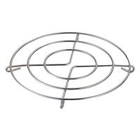 Axentia Topfuntersetzer Chrom Metall B/H/L: ca. 24x2x24 cm Topfuntersetzer - Chrom (24,00/24,00/2,00cm) - Axentia