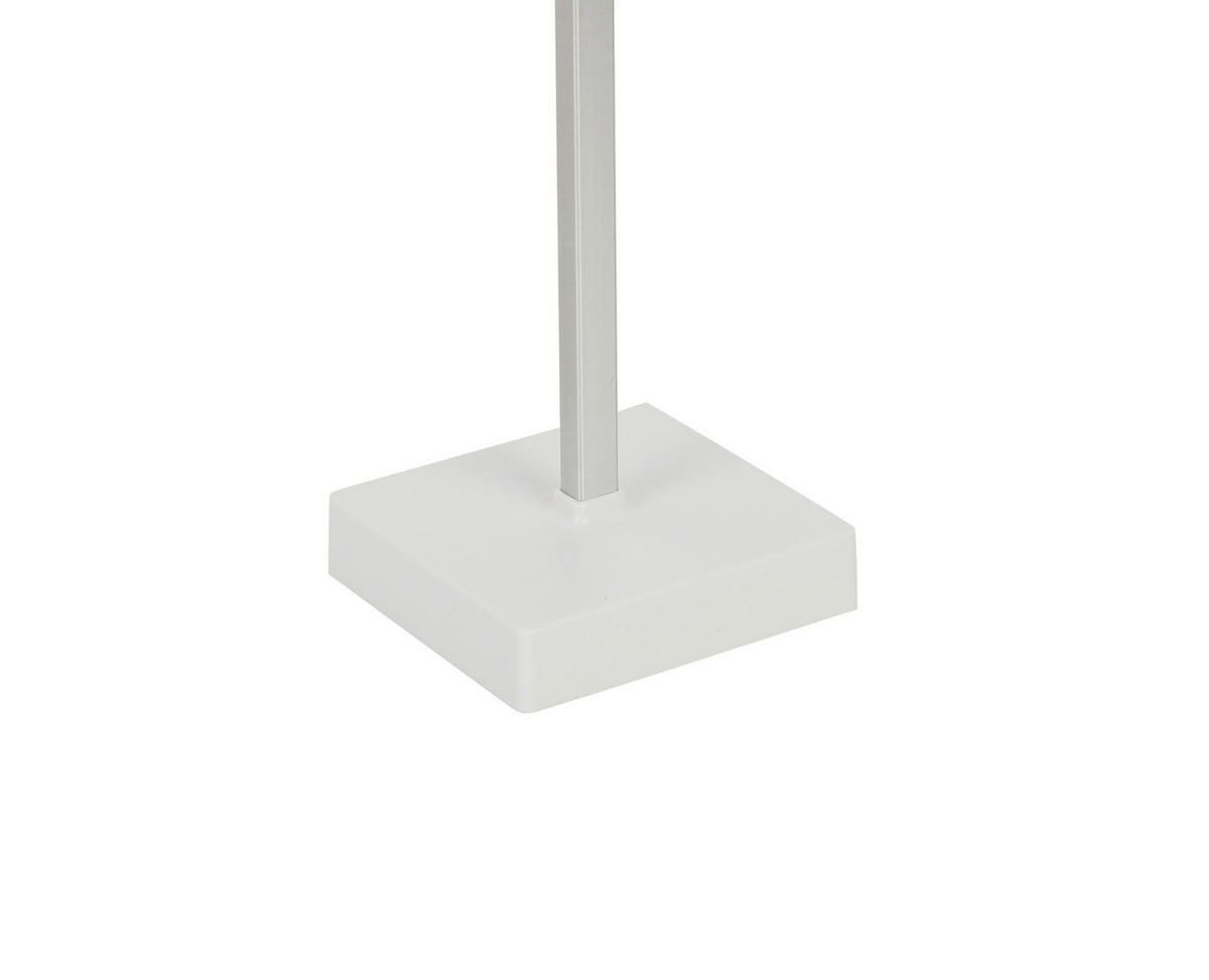 LED-Tischleuchte C31745PO weiß Kunststoff Metall B/H/T: ca. 11x26x11 cm 1 Brennstellen Batterie-Tischleuchte_Benny - weiß (11,00/26,00/11,00cm)