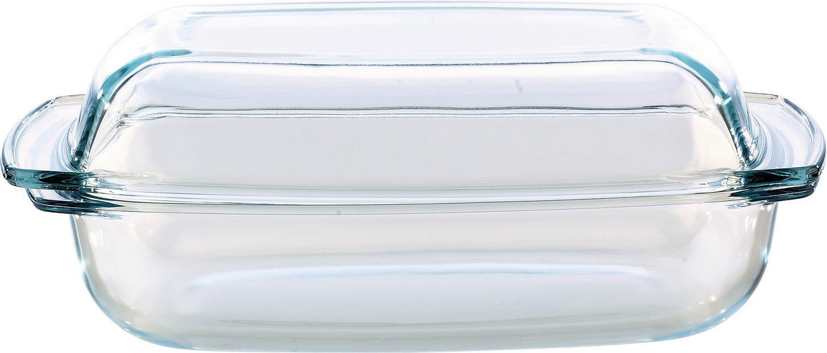 Brat- und Backform Glas B/H/L: ca. 22x7x34 cm Brat-/u.Backform - (34,00/22,00/7,00cm)