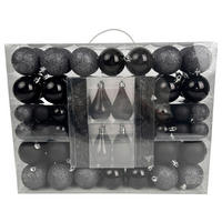 POCOline Weihnachtskugel schwarz Starterset_88tlg. - schwarz - POCOline