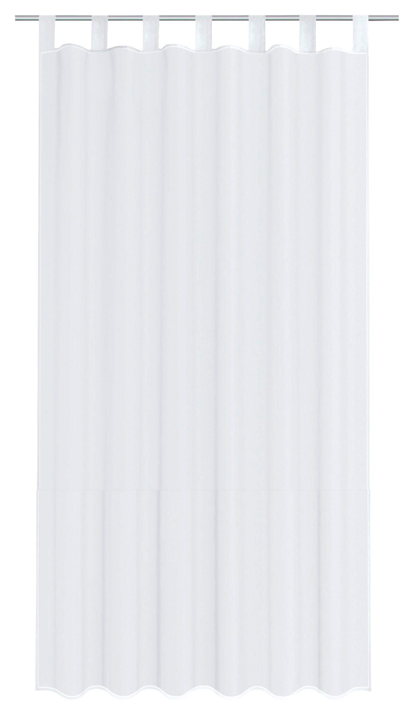 POCOline Kombivorhang Nouveau weiß B/L: ca. 140x175 cm Nouveau - weiß (140,00/175,00cm) - POCOline