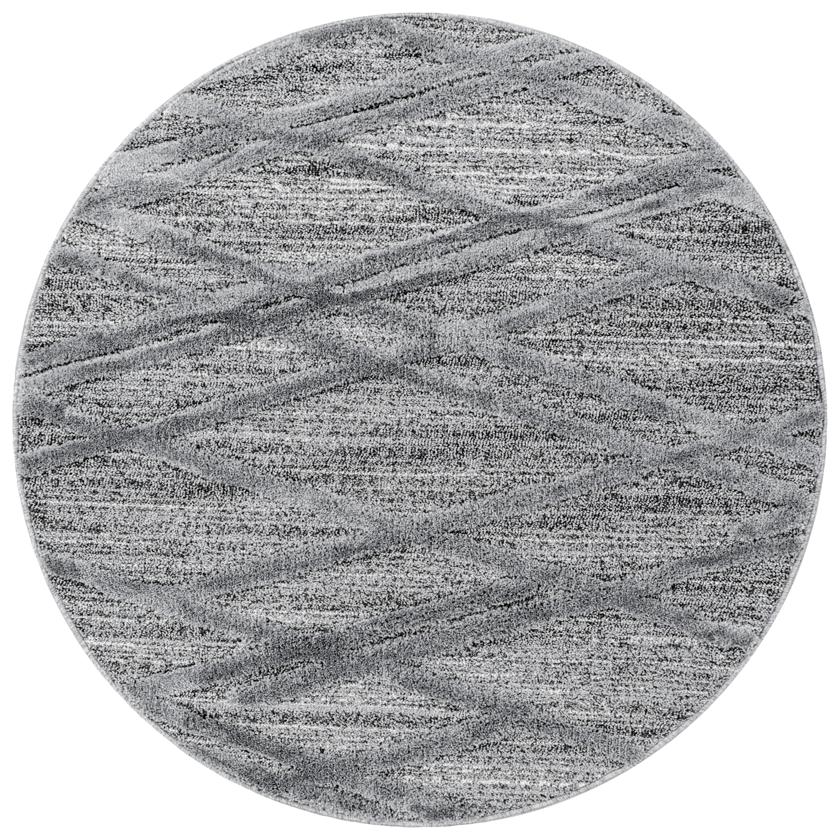 Ayyildiz Teppich PISA grau D: ca. 120 cm PISA - grau (120,00cm) - Ayyildiz