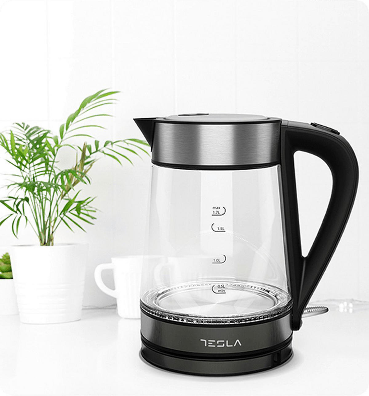 Tesla Wasserkocher KT300X - transparent (23,50/18,50/22,00cm) - Tesla