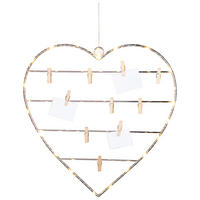 LED-Herz warmweiß B/H/L: ca. 40x130x40 cm LED-Herz_zum_Aufhängen - warmweiß (40,00/40,00/130,00cm)