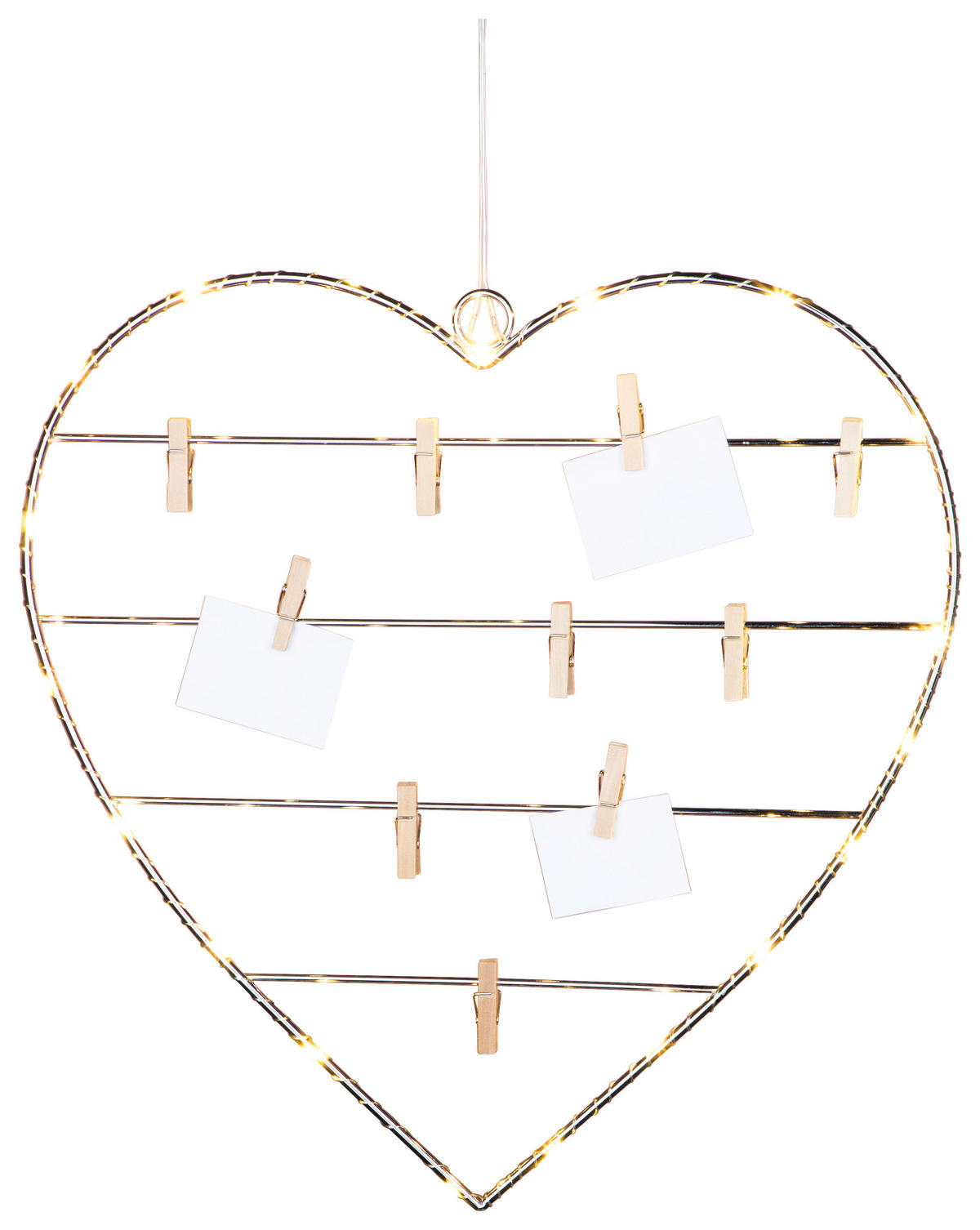 LED-Herz warmweiß B/H/L: ca. 40x130x40 cm LED-Herz_zum_Aufhängen - warmweiß (40,00/40,00/130,00cm)