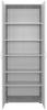 Mehrzweckschrank Andy 3 Beton Optik weiß B/H/T: ca. 70x187x34 cm Andy 3 - Beton/weiß (70,00/187,00/34,00cm)