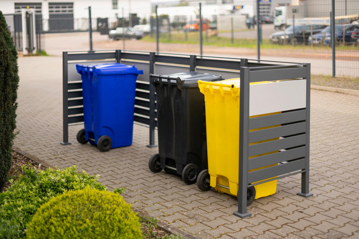 Westmann MülltonnenverkleidungBox Planum Box Planum - anthrazit (90,00/330,00/120,00cm) - Westmann