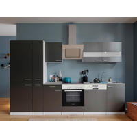 Respekta Küchenblock KB310WGCGKE178G grau B/H/T: ca. 310x200x60 cm KB310WGCGKE178G - Beton/weiß (310,00/200,00/60,00cm) - Respekta