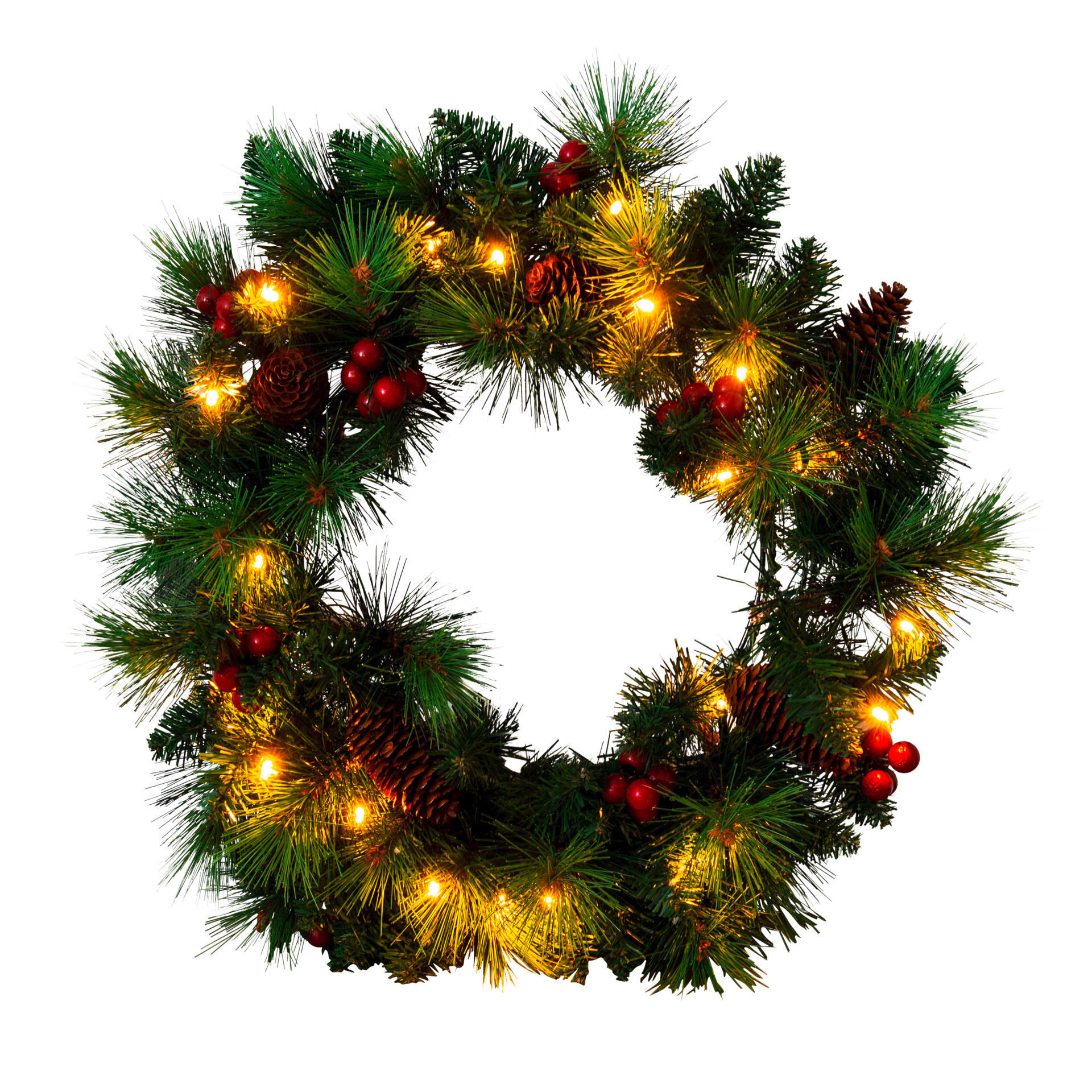 Näve Leuchten LED-Dekoartikel Noel grün Metall B/H/T: ca. 35x8x35 cm Noel - grün (35,00/8,00/35,00cm) - Näve Leuchten