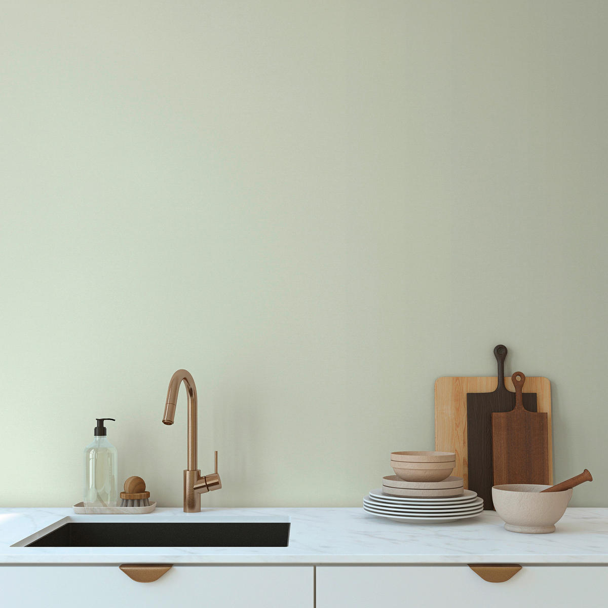 A.S.Creation Vliestapete hellgrün türkis B/H/D: ca. 53x1005x8,5 cm Vliestapete - hellgrün/türkis (8,50/1005,00cm) - A.S.Creation