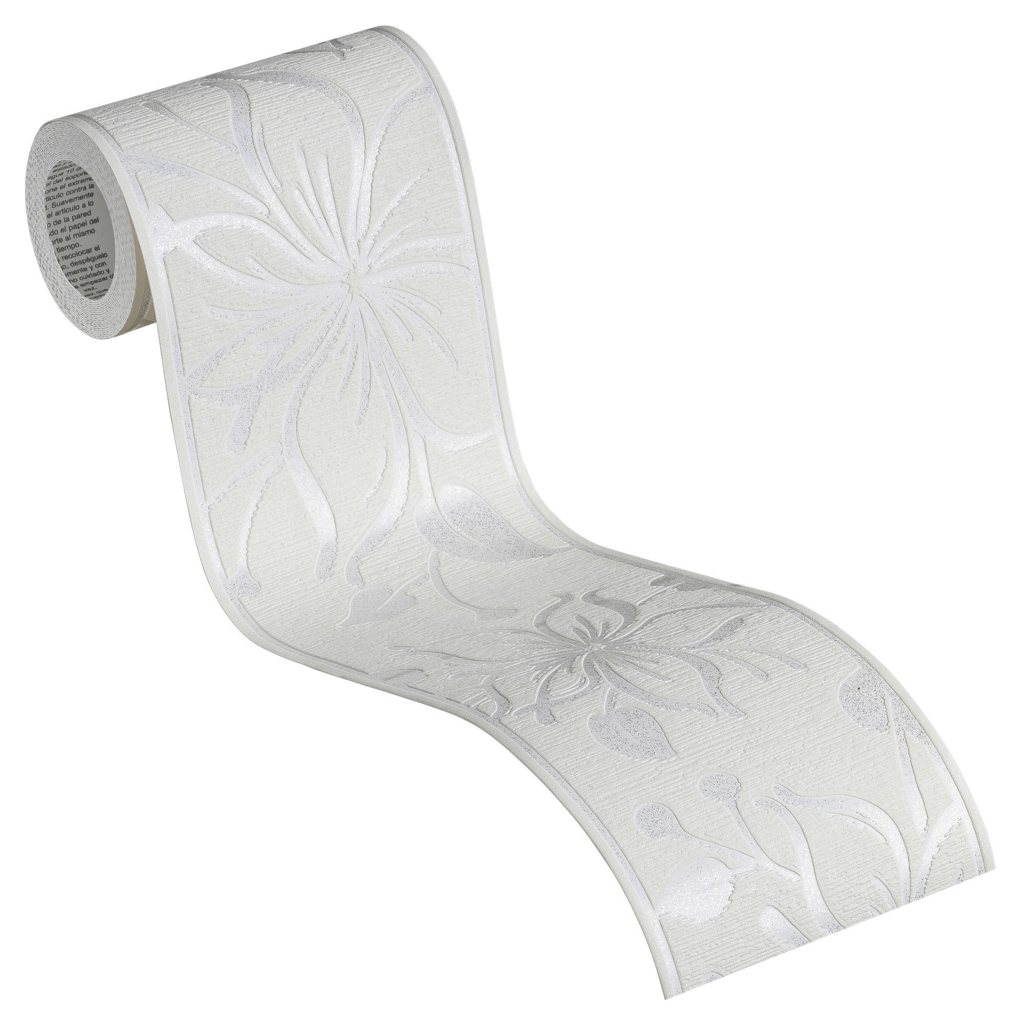 A.S.Creation Bordüre weiß B/H/D: ca. 13x500x8,5 cm Borte_selbstklebend - weiß (8,50/500,00cm) - A.S.Creation