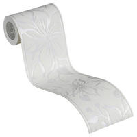 A.S.Creation Bordüre weiß B/H/D: ca. 13x500x8,5 cm Borte_selbstklebend - weiß (8,50/500,00cm) - A.S.Creation