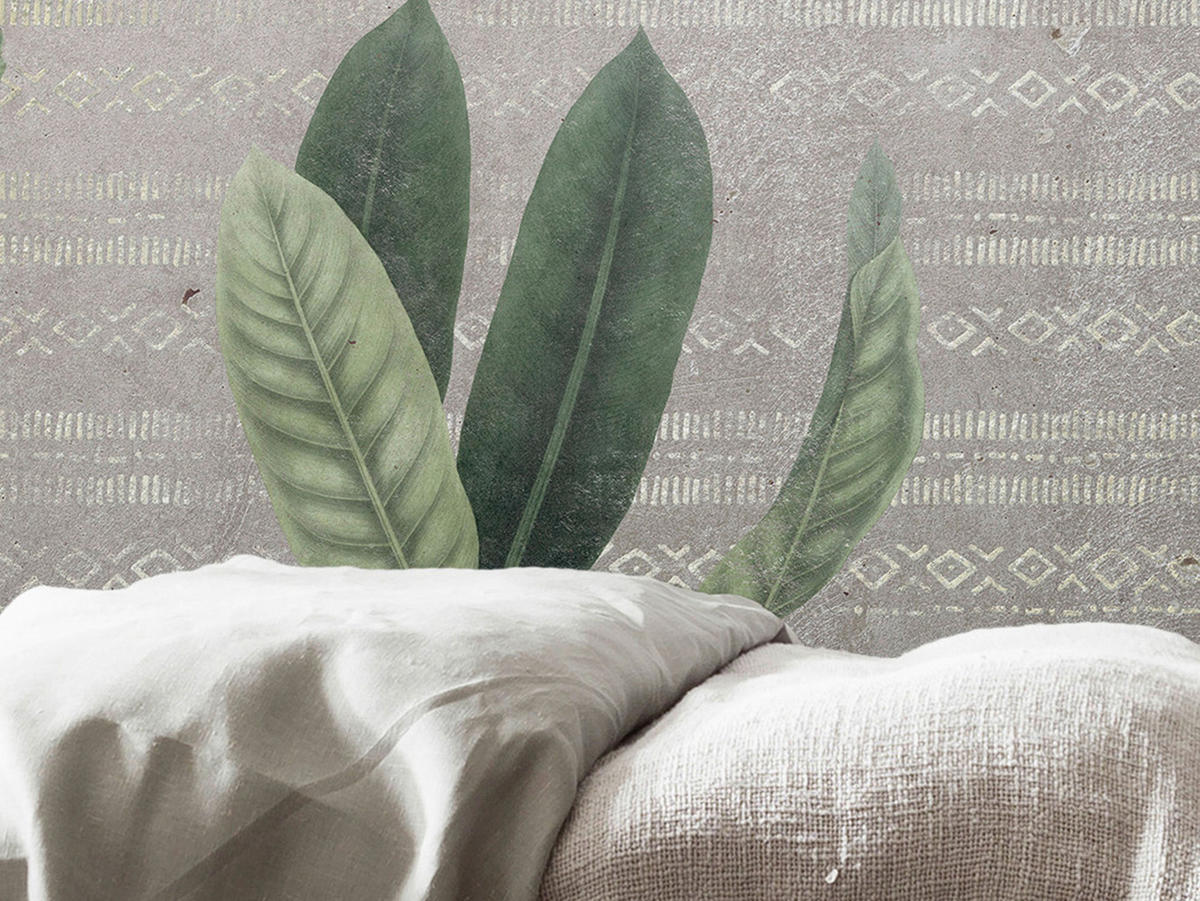 Komar Fototapete Tropic Concrete B/L: ca. 400x280 cm Tropic Concrete - (400,00/280,00cm) - Komar