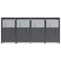 Westmann Mülltonnenbox Tonus anthrazit B/H/L: ca. 265x116x80 cm Tonus - anthrazit (80,00/265,00/116,00cm) - Westmann