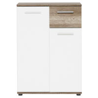 Kommode Jacky 1 B/H/T: ca. 60x85x35 cm Jacky 1 - Eiche/weiß (60,00/85,00/35,00cm)
