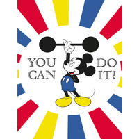 Komar Poster Mickey Mouse Do it Disney B/L: ca. 30x40 cm Mickey Mouse Do it - (30,00/40,00cm) - Komar
