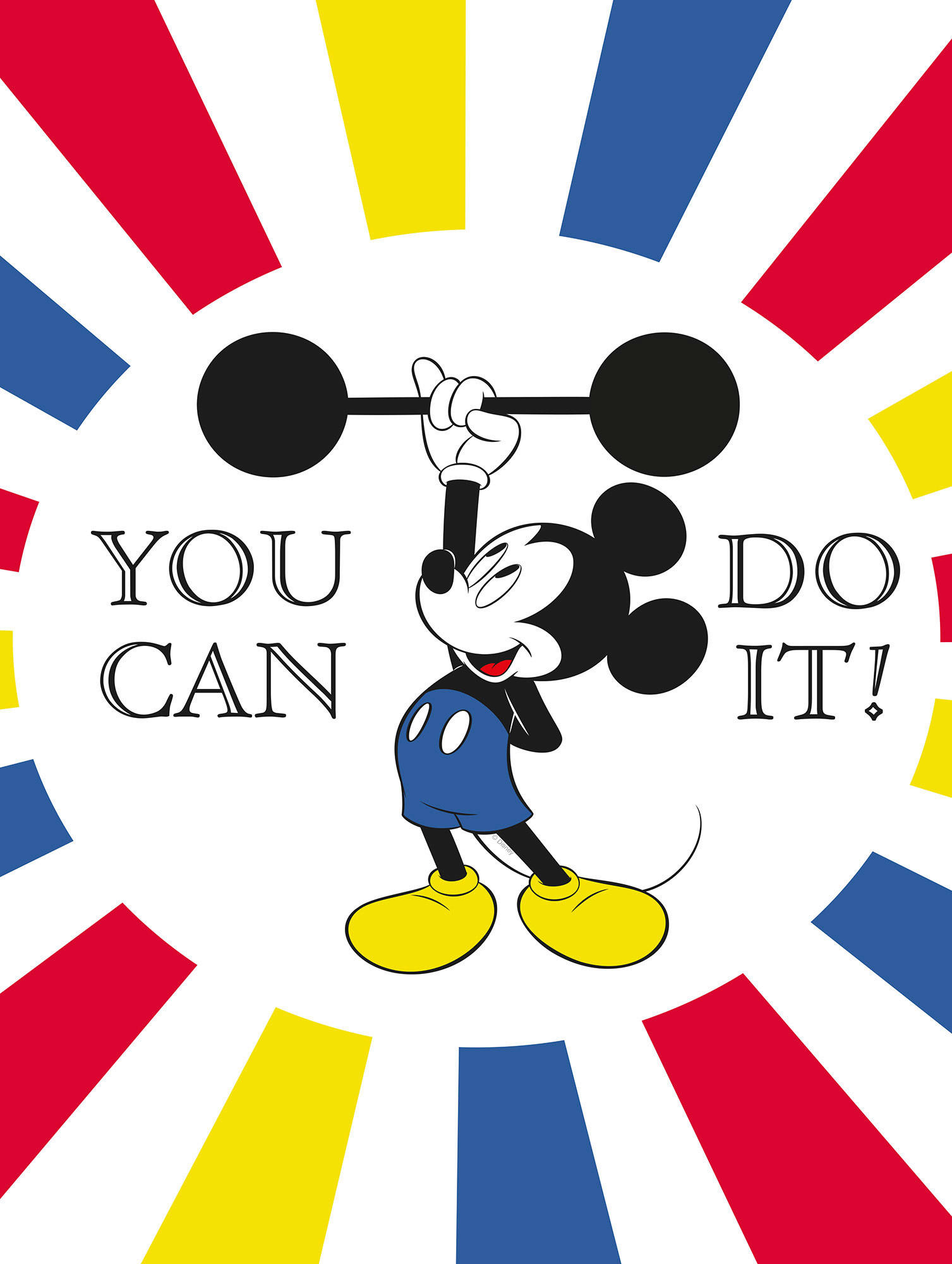 Komar Poster Mickey Mouse Do it Disney B/L: ca. 30x40 cm günstig online kaufen