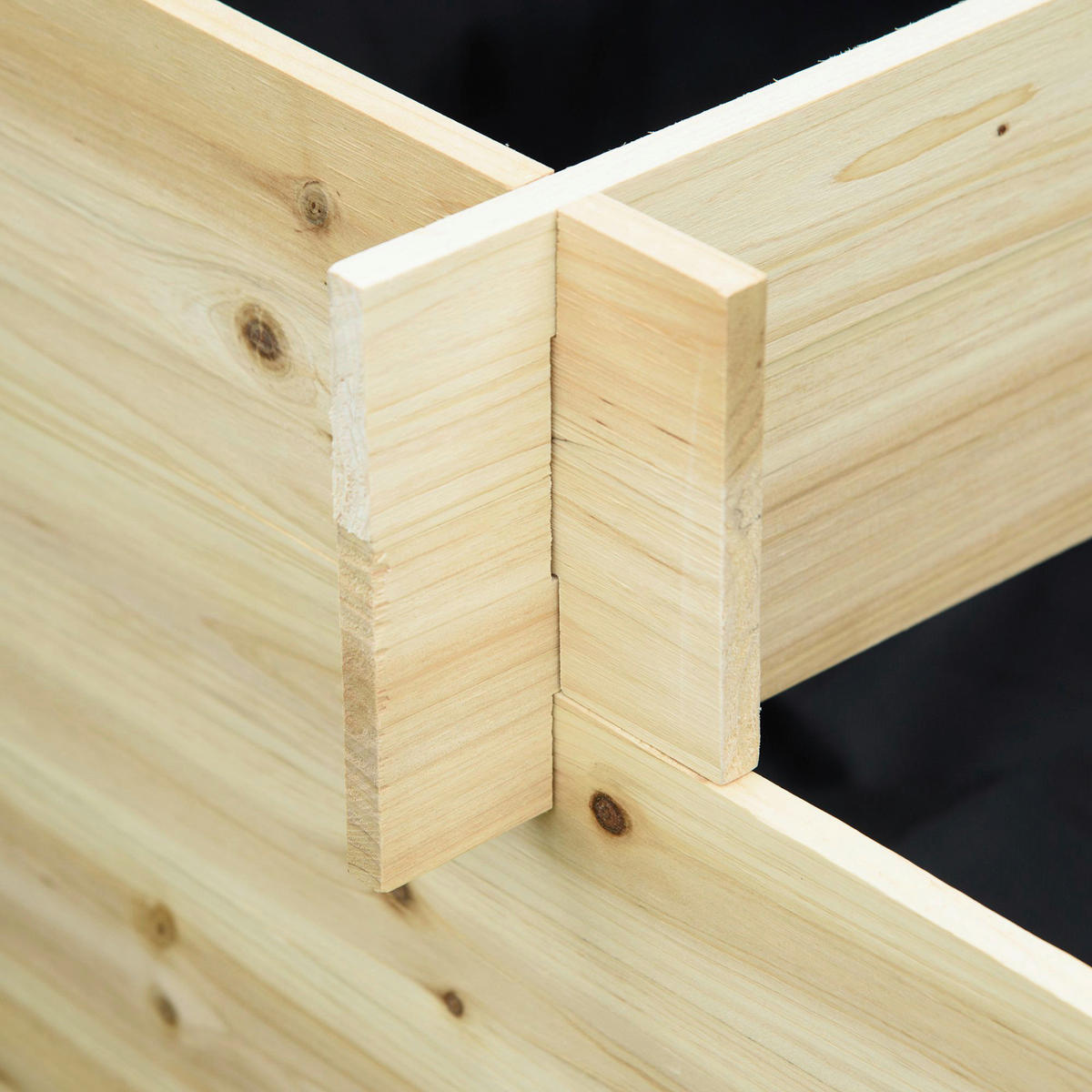 Outsunny Hochbeet natur Holz B/H/L: ca. 100x54x117 cm Hochbeet - natur (117,00/100,00/54,00cm) - Outsunny