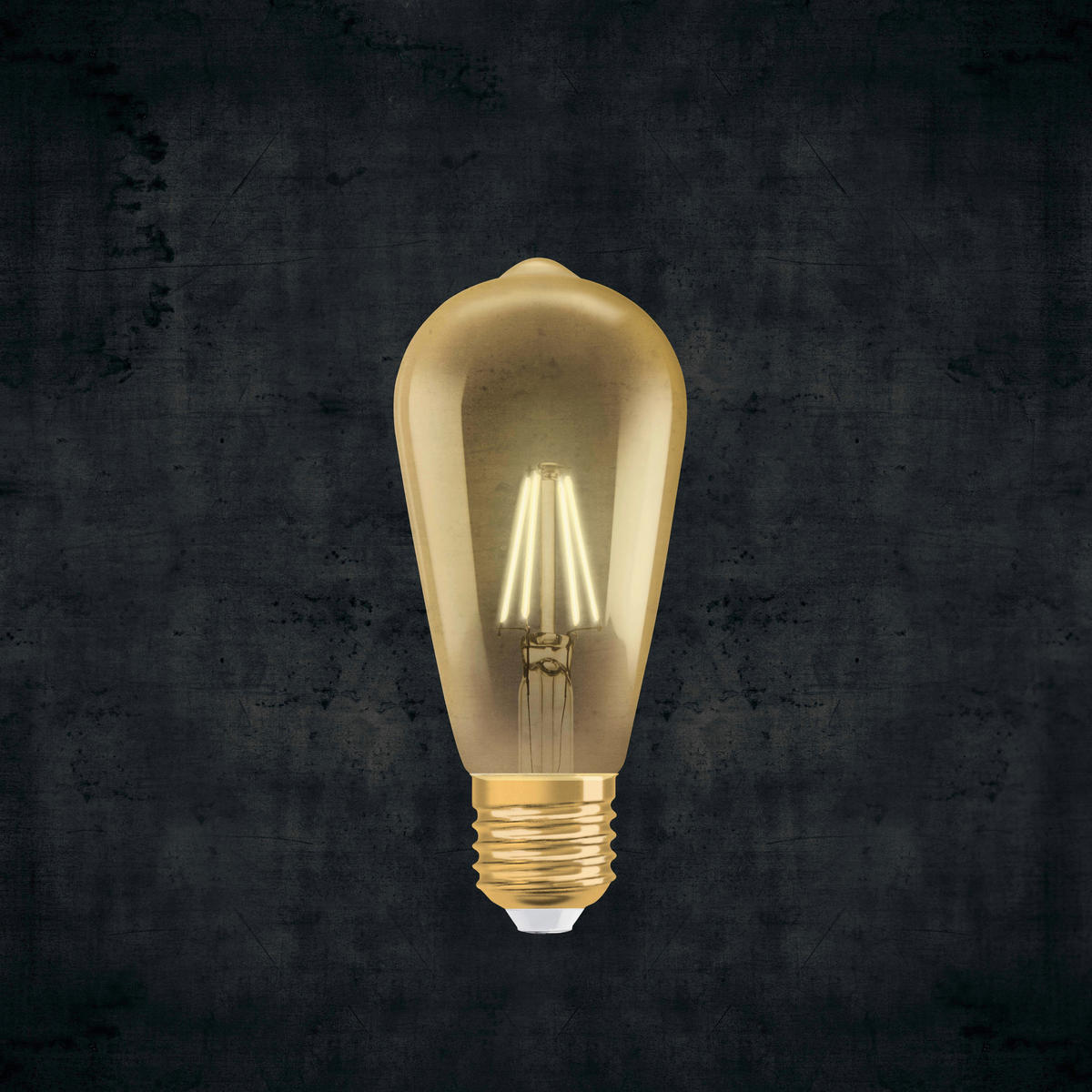 Leuchtmittel AC32351 E27 LED-Edisonlampe_E27 - gold (6,40cm)