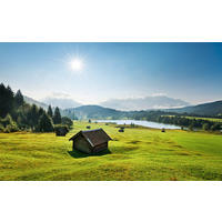 Komar Fototapete Bergwiese vor Karwendel B/L: ca. 450x280 cm Bergwiese vor Karwendel - (450,00/280,00cm) - Komar