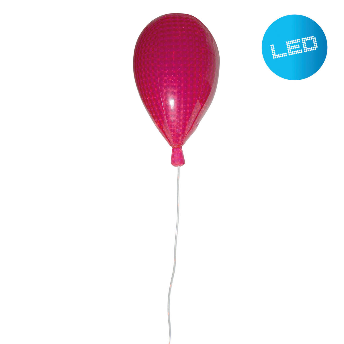 Näve Leuchten LED-Dekoballon pink Kunststoff B/H/T/D: ca. 35x50x35x35 cm LED-Dekoballon - pink (35,00/50,00/35,00cm) - Näve Leuchten