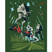 Komar Poster Star Wars Classic Vector Endor Star Wars - Classic B/L: ca. 40x50 cm Star Wars Classic Vector Endor - (40,00/50,00cm) - Komar