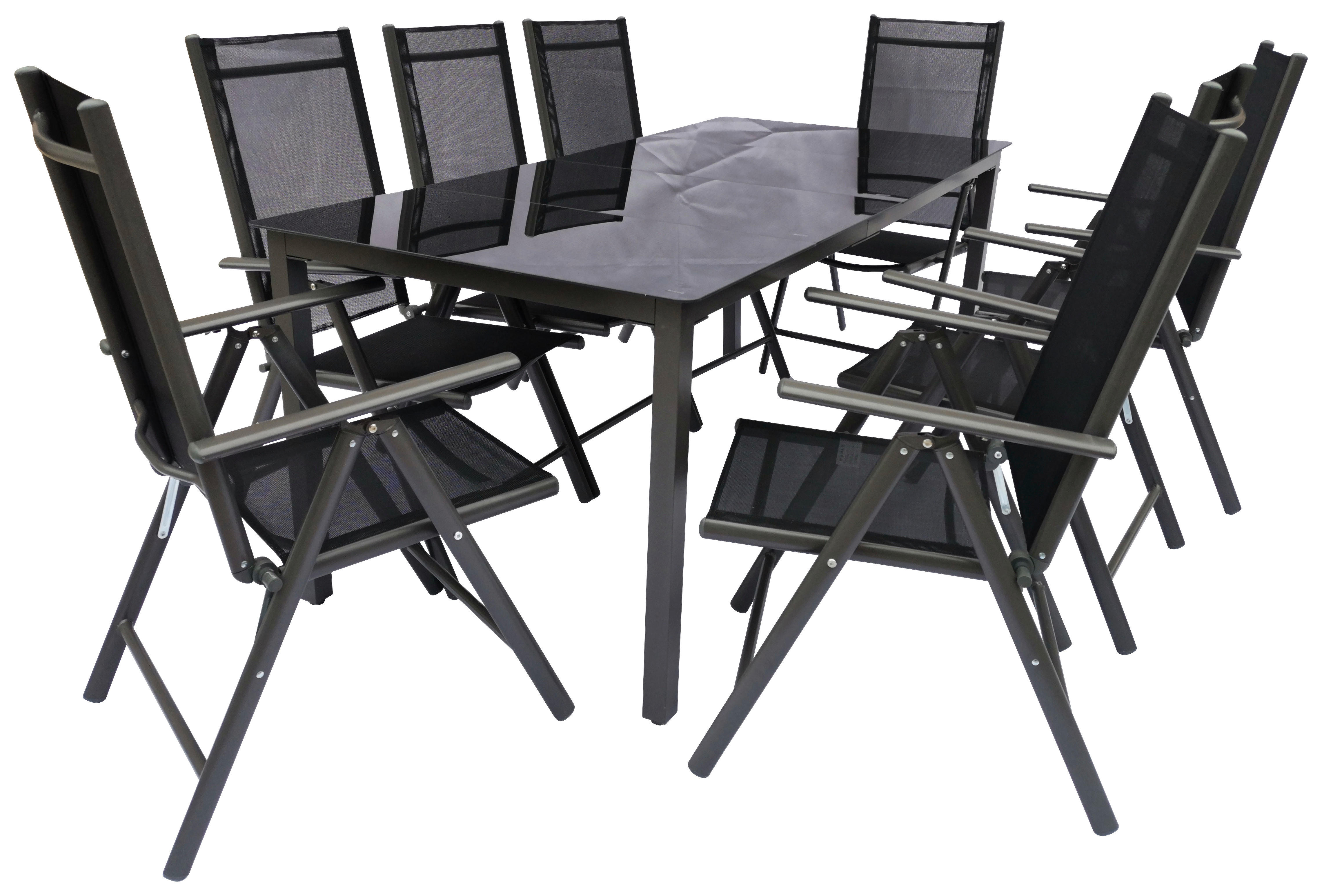 VCM Gartensitzgruppe Sonlas anthrazit Glas Sonlas - anthrazit - VCM