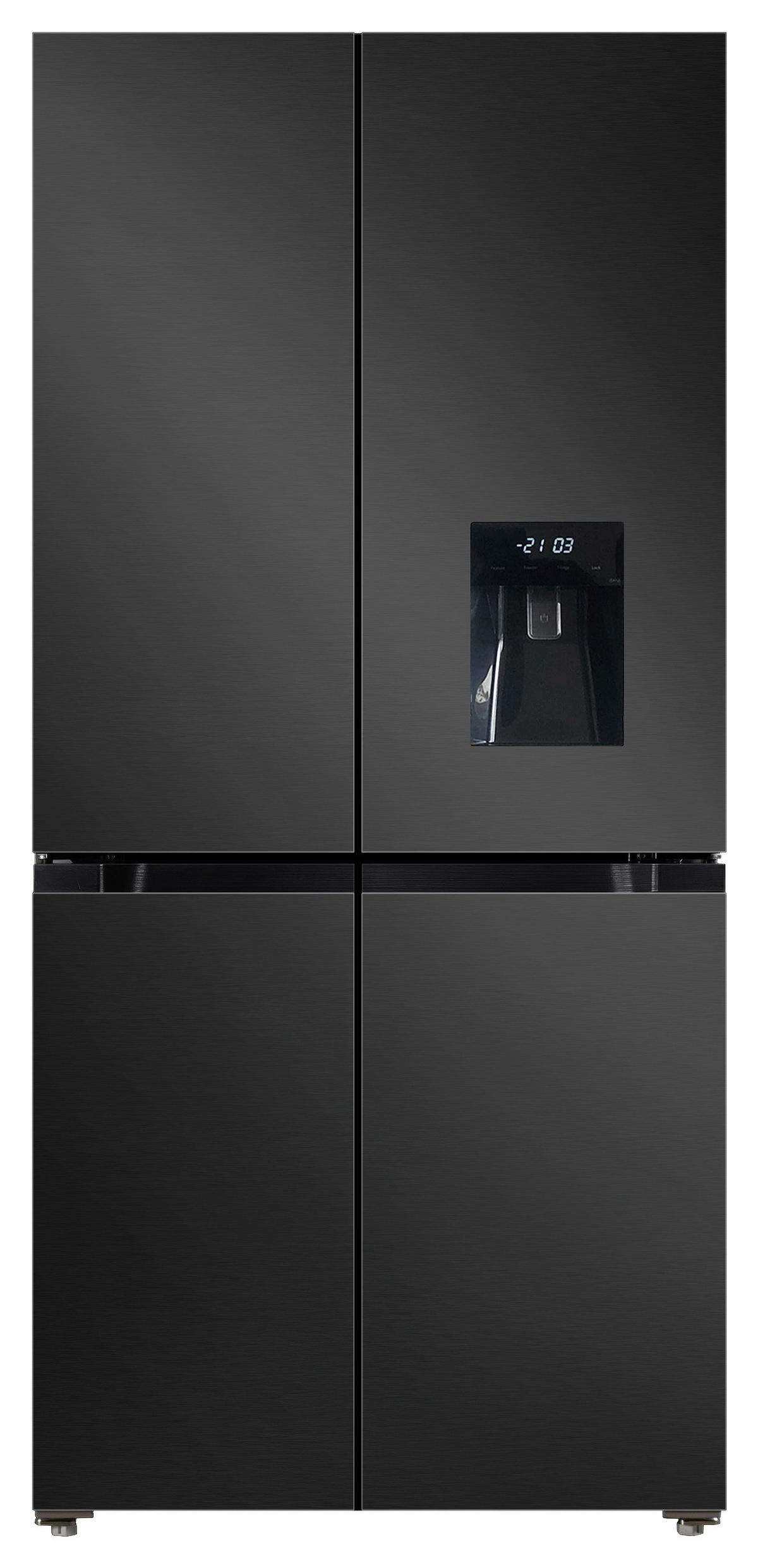 POCOline Cross-Door Kühl/Gefrierkombination MD183-432EWDDNF dark Inox B/H/T: ca. 84x183x64 cm Multi-Door MD 183-432 EWDDNF - dark Inox (84,00/183,00/64,00cm) - POCOline