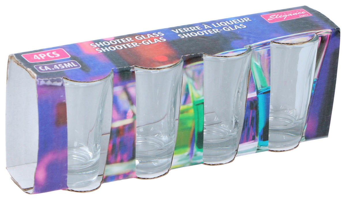 Trinkglas transparent Schnapsgläser_4erSet - transparent
