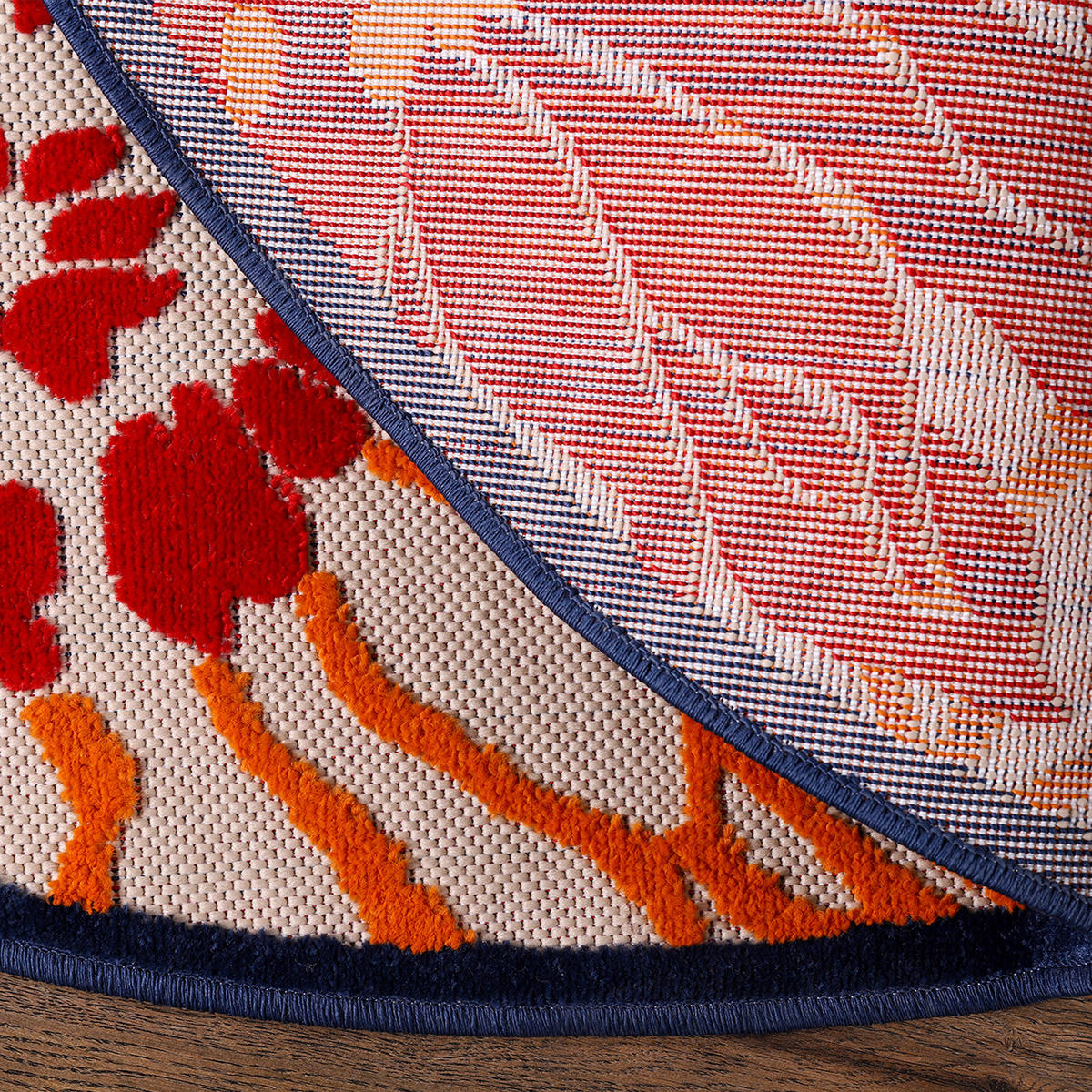 Sanat Outdoorteppich FLORAL bunt B/L: ca. 120x120 cm FLORAL - bunt (120,00/120,00cm) - Sanat