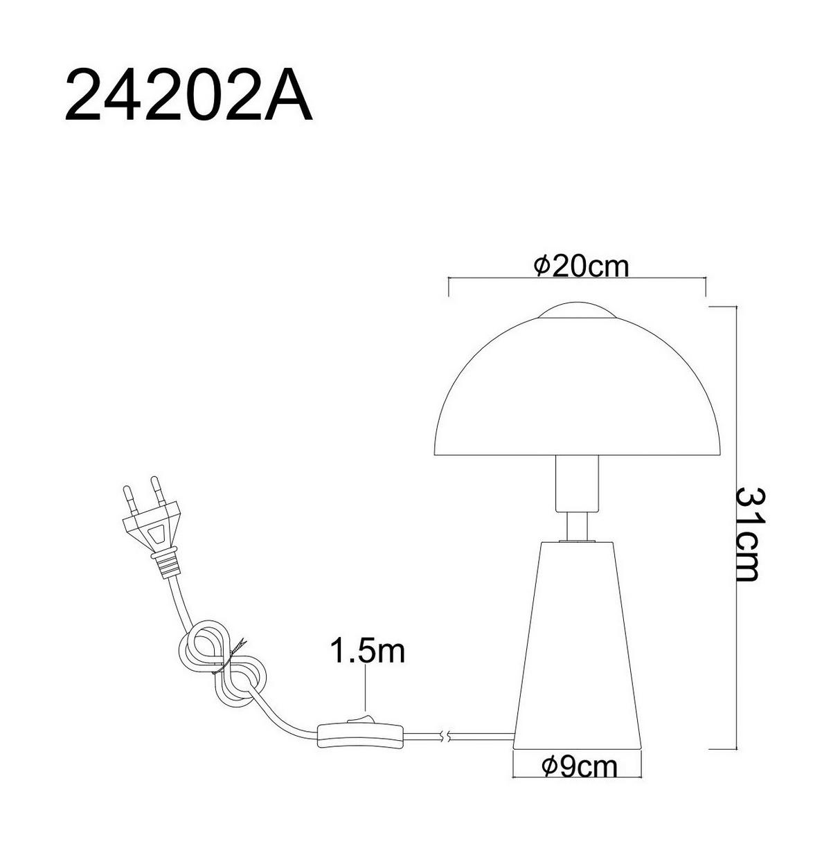 GLOBO Tischleuchte sand schwarz Glas Metall B/H/L: ca. 25x31,5x25 cm E14 1 Brennstellen Tischleuchte-Lars - sand/schwarz (25,00/25,00/31,50cm) - GLOBO