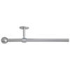 Stilgarnituren Edelstahloptik Metall L: ca. 210 cm ausziehbar von ca. 120 bis 210 cm 1.0 Läufe Teleskopgarnitur_2in1 - Edelstahloptik (210,00cm) - ondeco