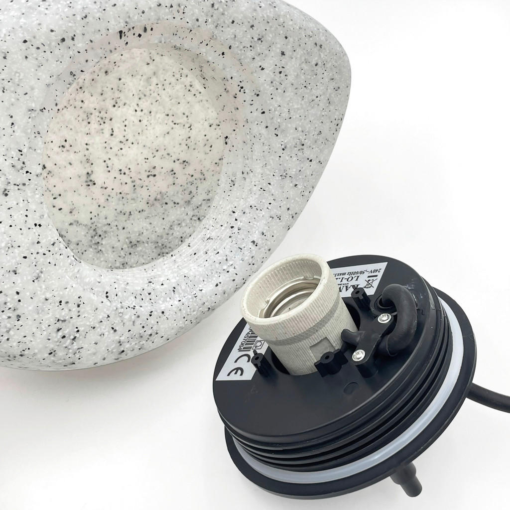 Thumbnail - Außenleuchte stein B/H/L: ca. 16x26,5x16 cm