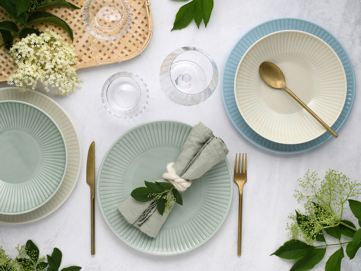 CreaTable Tafelservice Valencia bunt Porzellan 12 tlg. Valencia - bunt - CreaTable