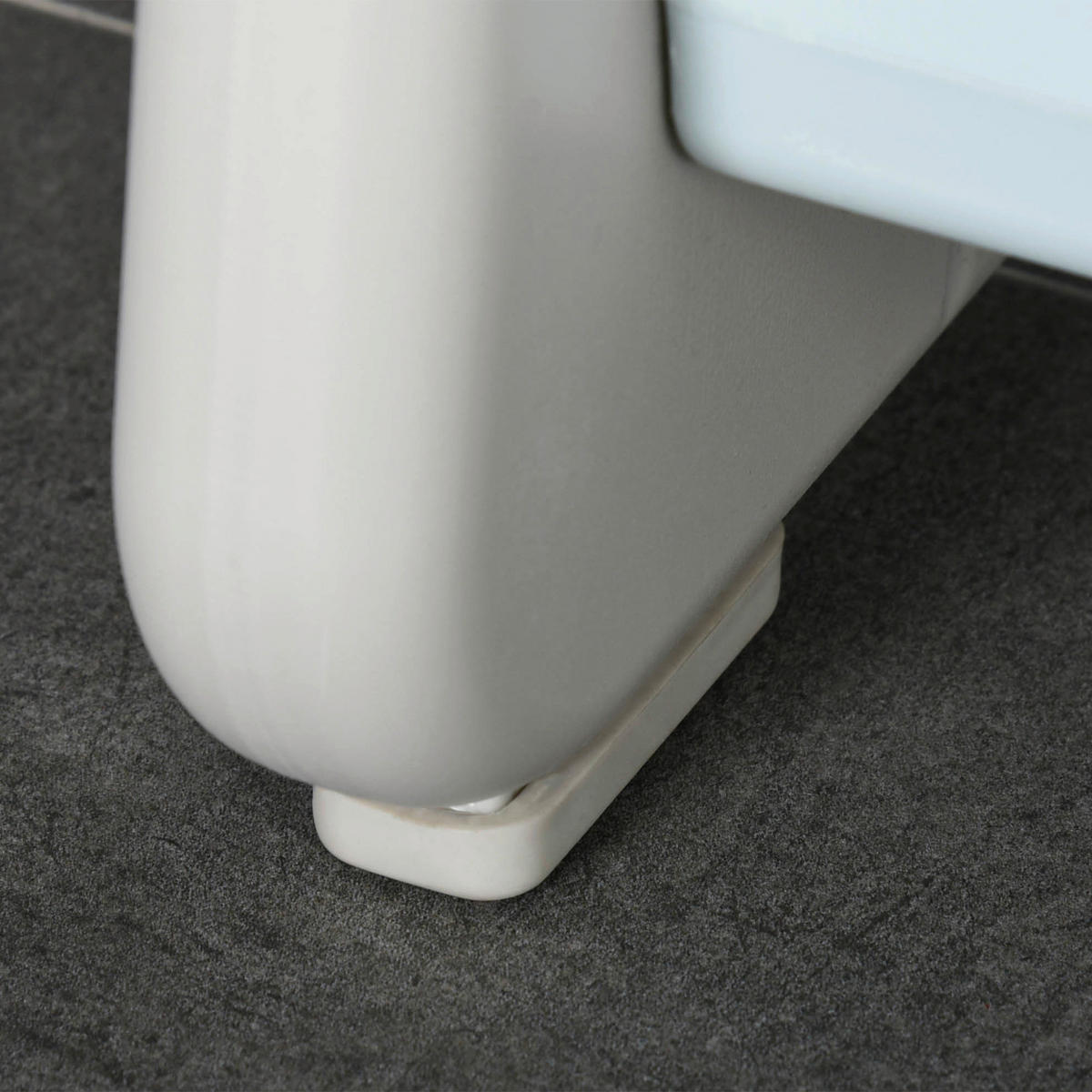 HOMCOM Hocker Polyethylen B/H/L: ca. 38,5x43,5x61 cm Trittschemel - blau (61,00/38,50/43,50cm) - HOMCOM