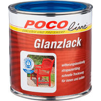 POCOline Acyl Buntlack enzianblau glänzend ca. 0,25 l Glanzlack_Acryl_2in1 250ml - enzianblau (8,00/8,00cm) - POCOline
