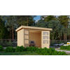 Karibu Gartenhaus Felipo 2 natur B/H/T: ca. 302x217x211 cm Felipo 2 - natur (302,00/217,00/211,00cm) - Karibu