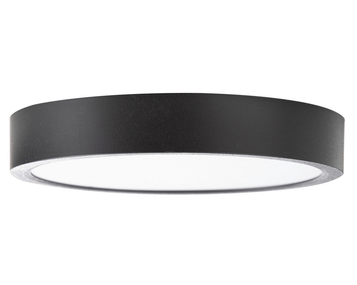 Nowa LED-Deckenleuchte 61031708 schwarz Kunststoff H/D: ca. 3,6x17 cm 1 Brennstellen PUCCY - schwarz (17,00/3,60cm) - Nowa