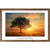 Gerahmtes Bild Baum B/H: ca. 70x50 cm Bild_Cheb 50x70cm - (70,00/50,00cm)