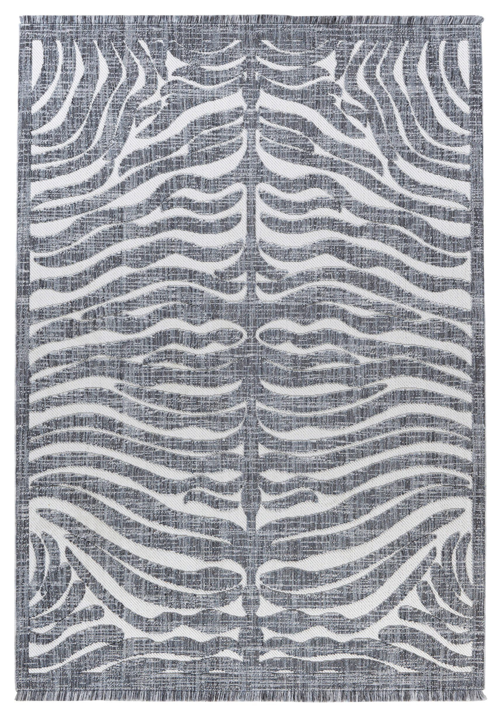 360Living Teppich Sarai grau B/L: ca. 160x230 cm Sarai - grau (160,00/230,00cm) - 360Living