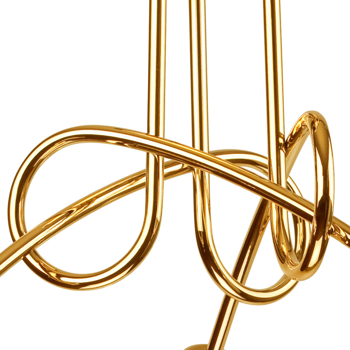 Lamkur Deckenleuchte CAMILLA 36816 gold Stahl H/L: ca. 30x36 cm E27 3 Brennstellen Camilla - gold (36,00cm) - Lamkur