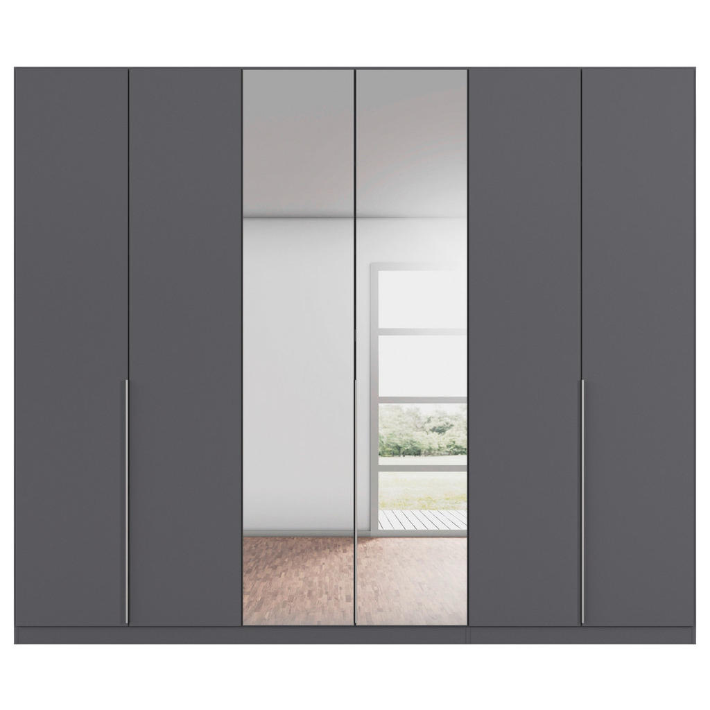 Thumbnail - Kleiderschrank Alabama grau B/H/T: ca. 271x229x54 cm