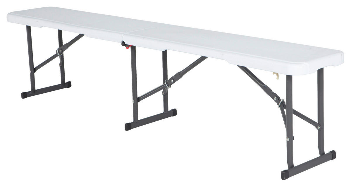 Lifetime Falt-Bank weiß Kunststoff Faltbank - weiß - Lifetime