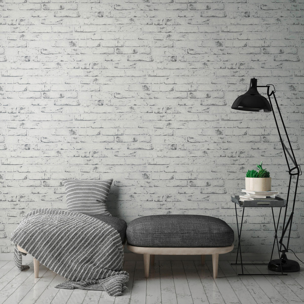 A.S.Creation Vliestapete Best of Wood`n Stone 2nd Edition Steine grau B/L: ca. 53x1005 cm Best of Wood`n Stone 2nd Edition - grau (53,00/1005,00cm) - A.S.Creation