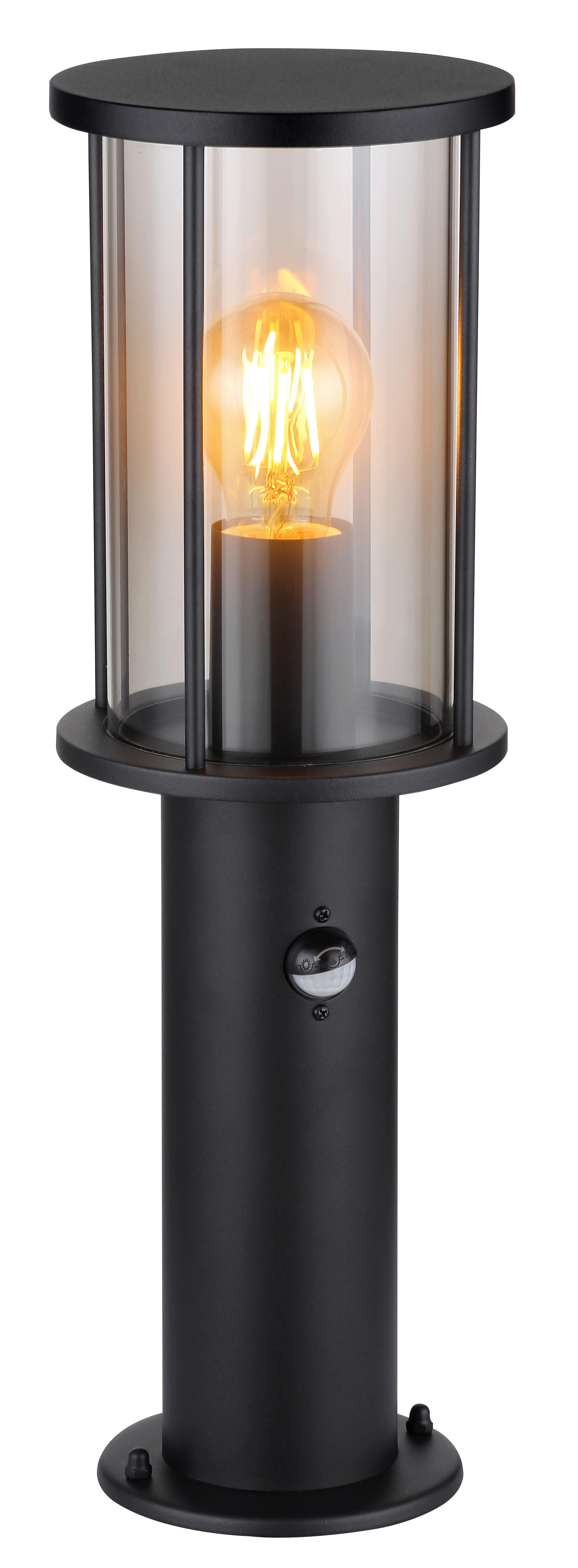 Außenleuchte schwarz H/D: ca. 45x14,3 cm GRACEY - schwarz (14,30/45,00cm) - GLOBO