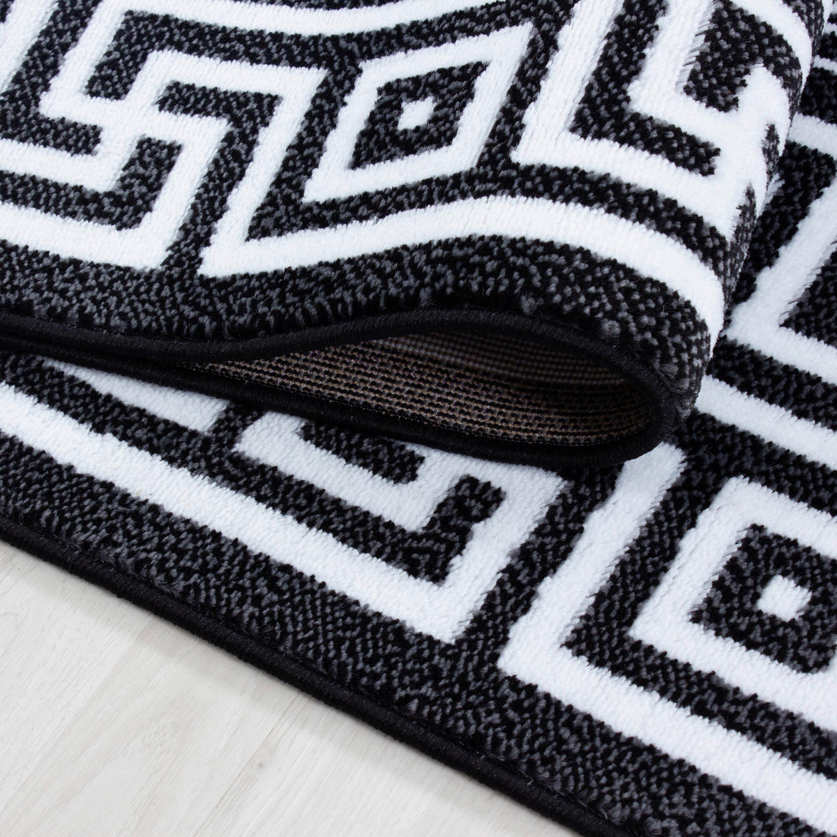 Ayyildiz Teppich PARMA schwarz B/L: ca. 120x170 cm PARMA - schwarz (120,00/170,00cm) - Ayyildiz