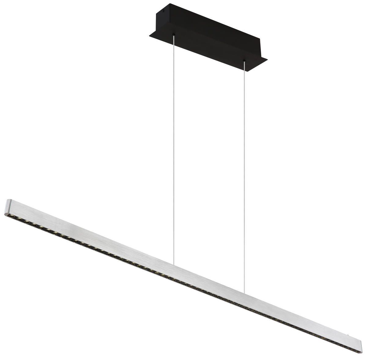 GLOBO Pendelleuchte mattschwarz Metall Aluminium B/H/T: ca. 9x120x120 cm 1.0 Brennstellen 17013H - mattschwarz (9,00/120,00/120,00cm) - GLOBO