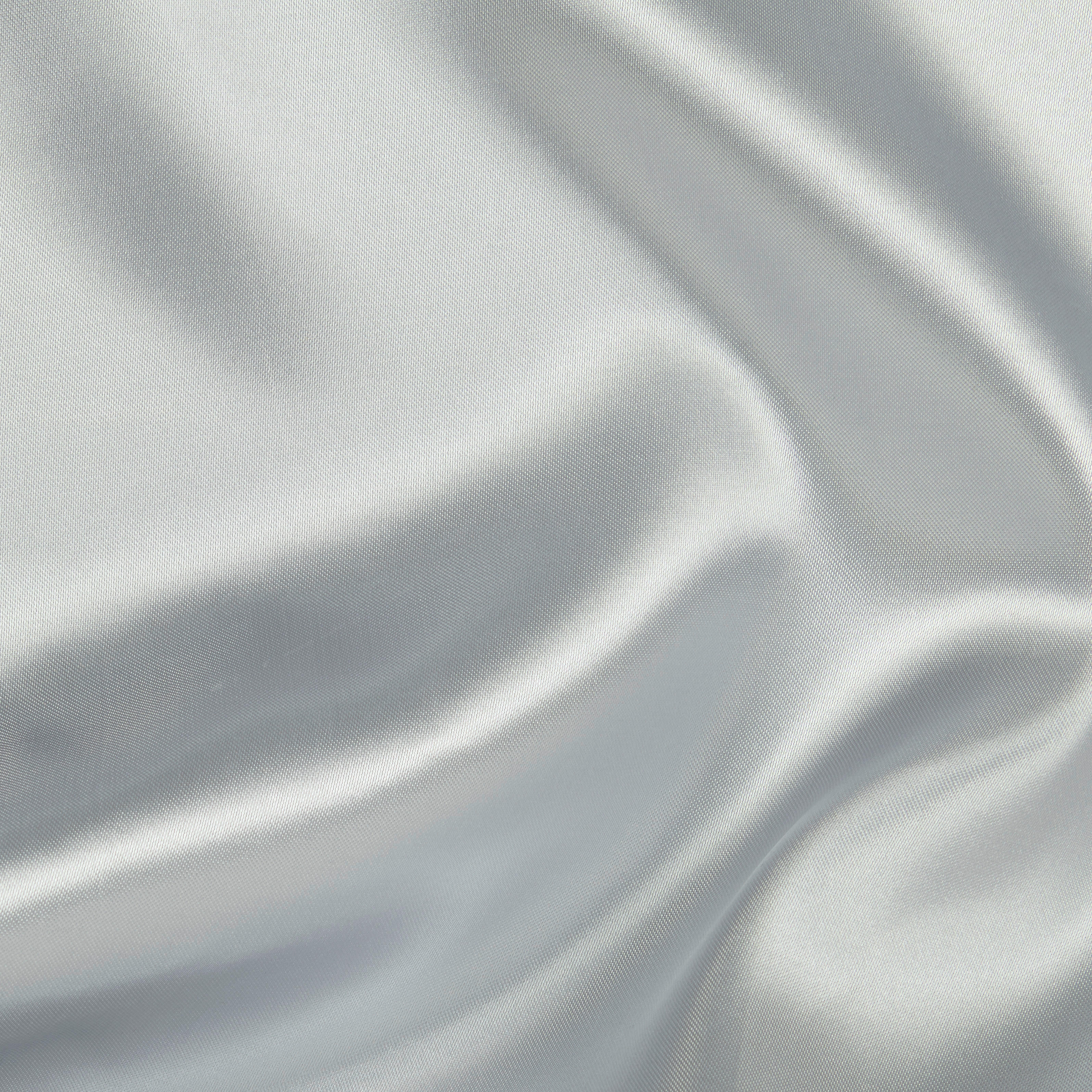 Dekostoff Satin silber B: ca. 145 cm Satin - silber (145,00cm)